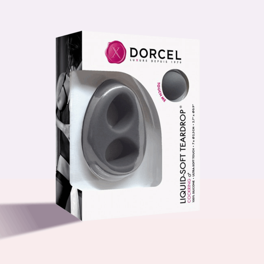Cockring Liquid-soft ultra doux - Gris – Image 3