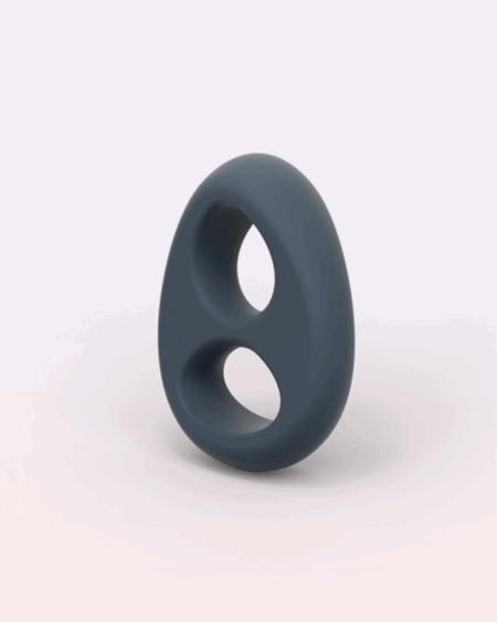 Cockring Liquid-soft ultra doux - Gris