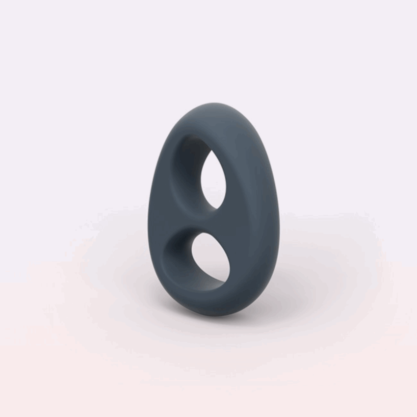 Cockring Liquid-soft ultra doux - Gris