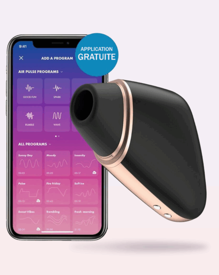 Love Triangle – Stimulateur connecté Air Pulse & Vibration