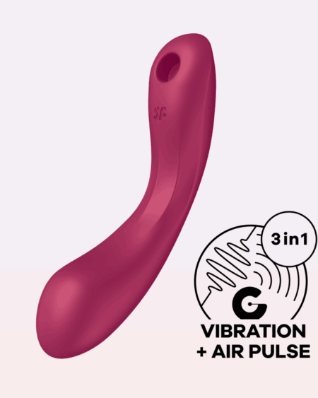 Curvy trinity 1 - 3 en 1 Rouge Satisfyer