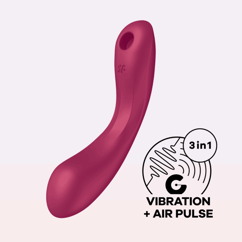 Curvy trinity 1 - 3 en 1 Rouge Satisfyer