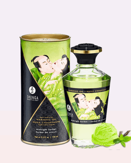 Huile chauffante aphrodisiaque - Sorbet de minuit 100ml