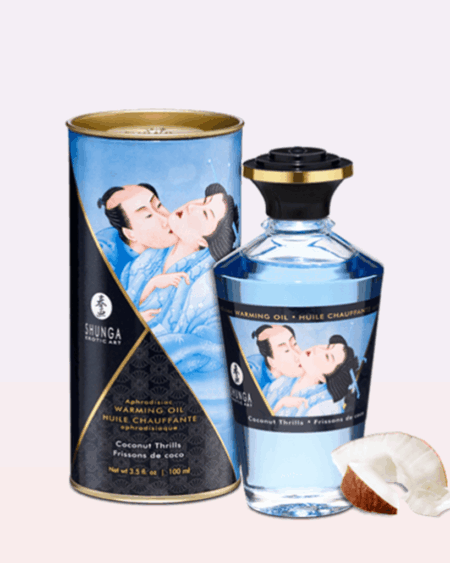 Huile chauffante aphrodisiaque - Frissons de coco 100ml