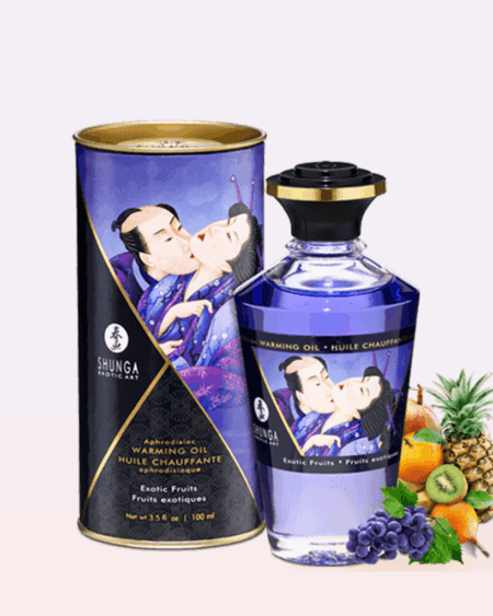 Huile chauffante aphrodisiaque - Fruits exotiques 100ml