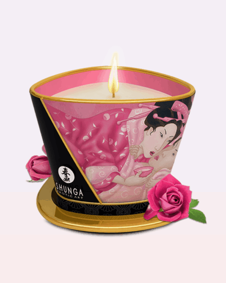Bougie de Massage Lueur et Caresses