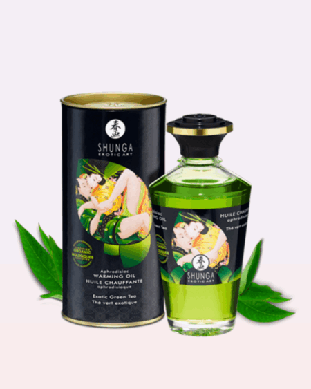 Huile aphrodisiaque organique - Thé vert exotique